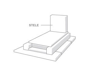 Composition d&rsquo;un monument funéraire