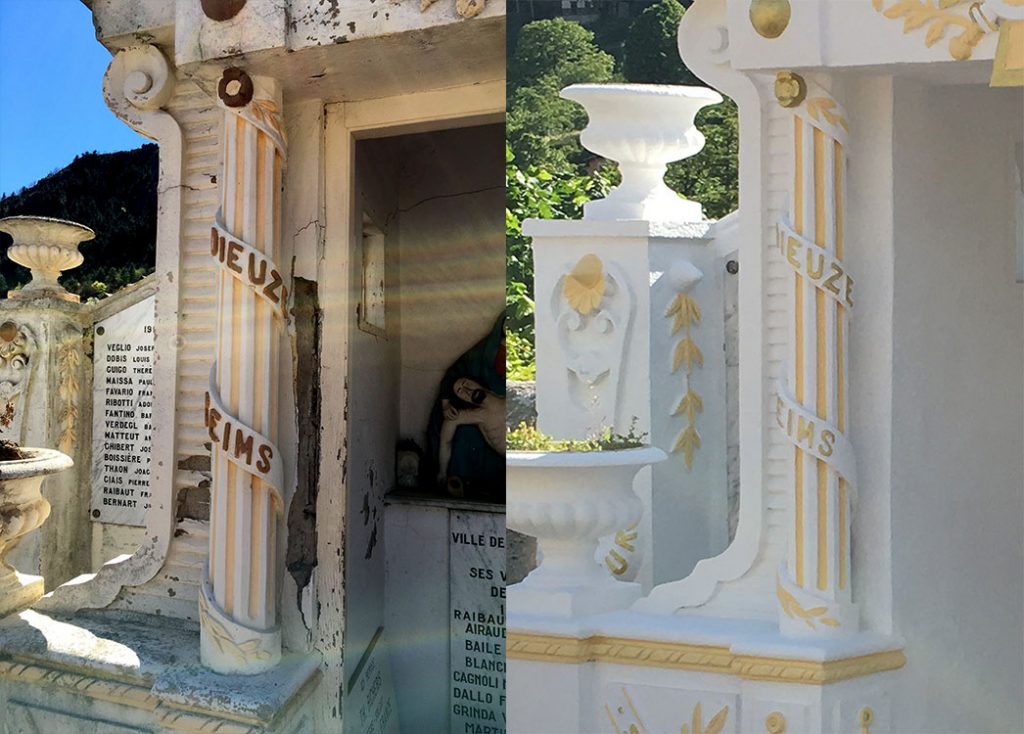 Restauration colonne monument