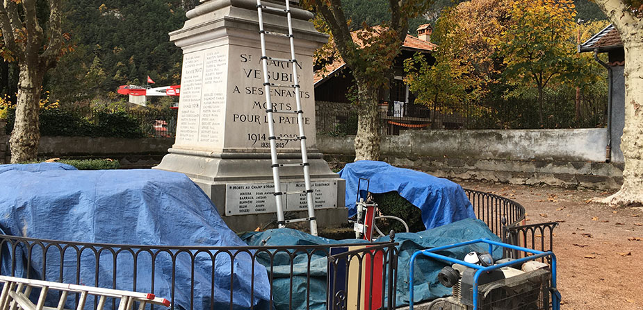 restauration monument morts