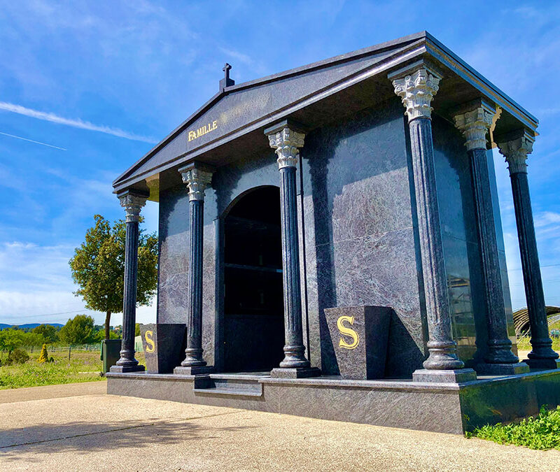 Mausolée funéraire hors norme de 16 places hors sol