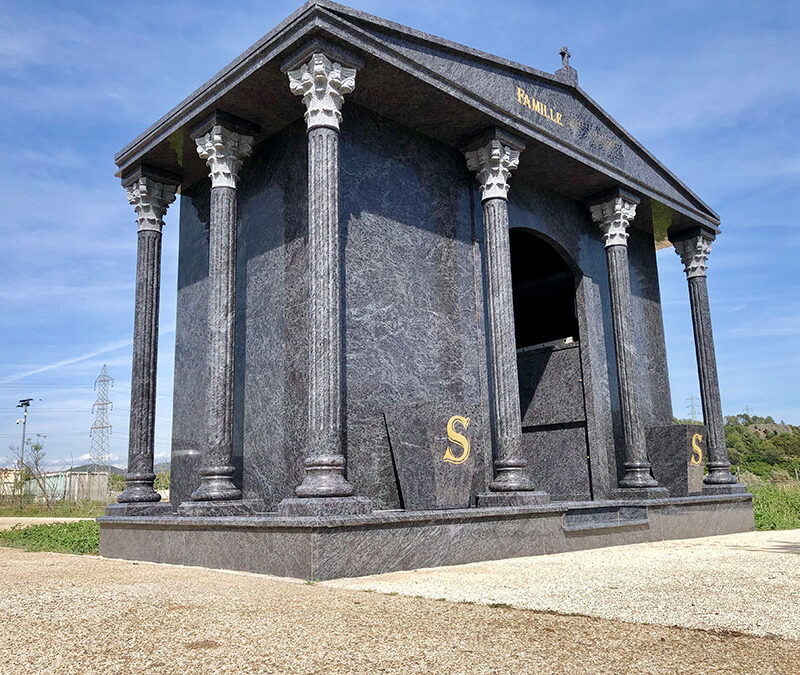 Monument Mausolée 16 places hors sol : la création d’une vie