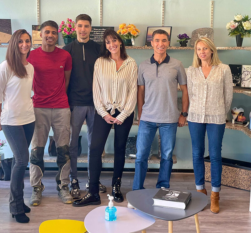 L’équipe de la Marbrerie Piccioni