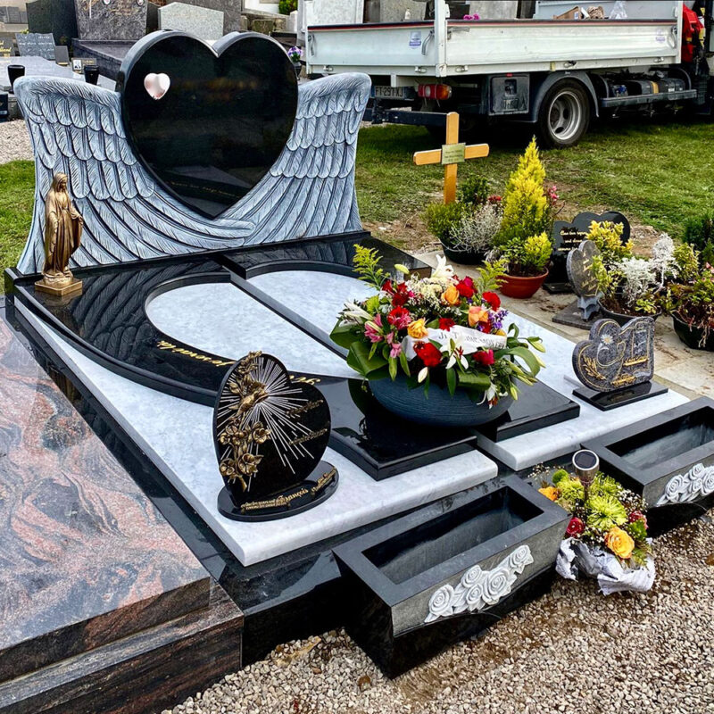 Monument cœur double concession