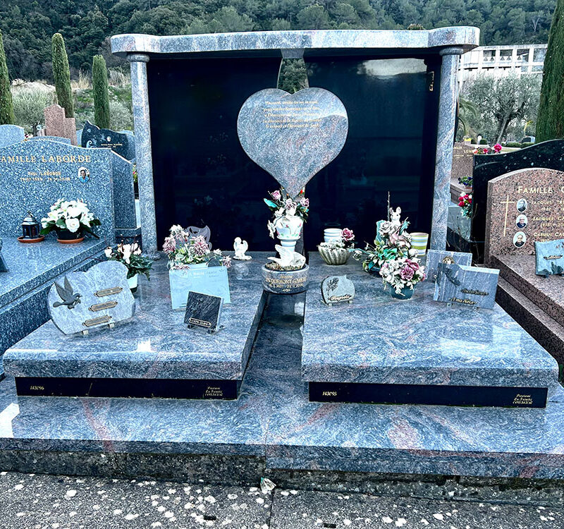 Concession double au cimetière de Nice