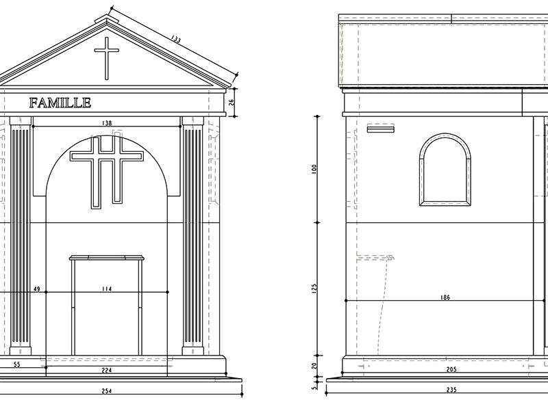 Montrouge | Une chapelle funéraire avec vitraux et granit d’exception
