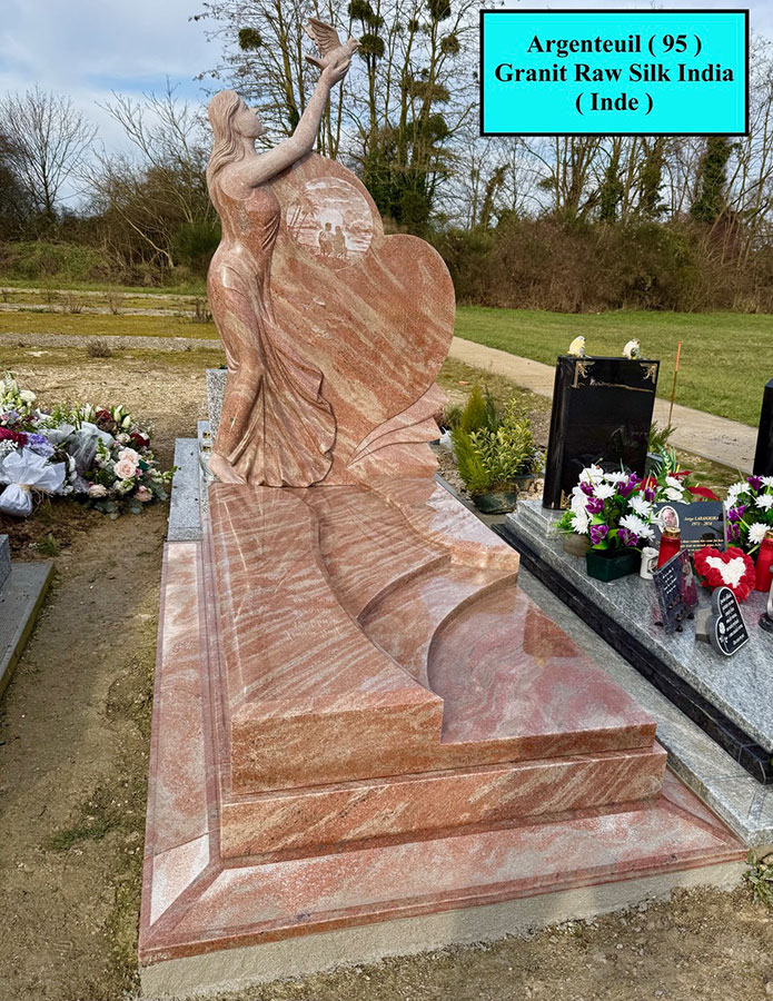monument-funeraire-granit-raw-silk-india